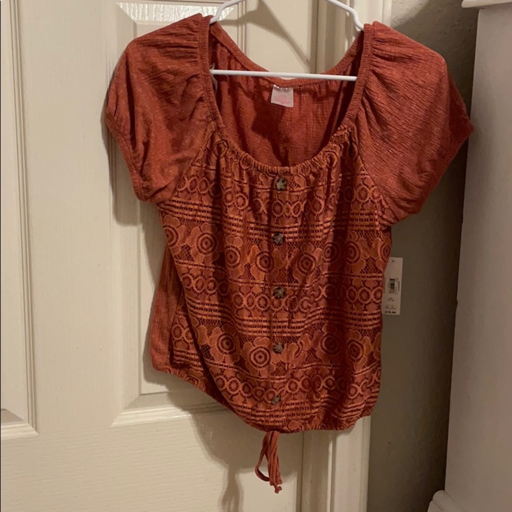 Cute red blouse
